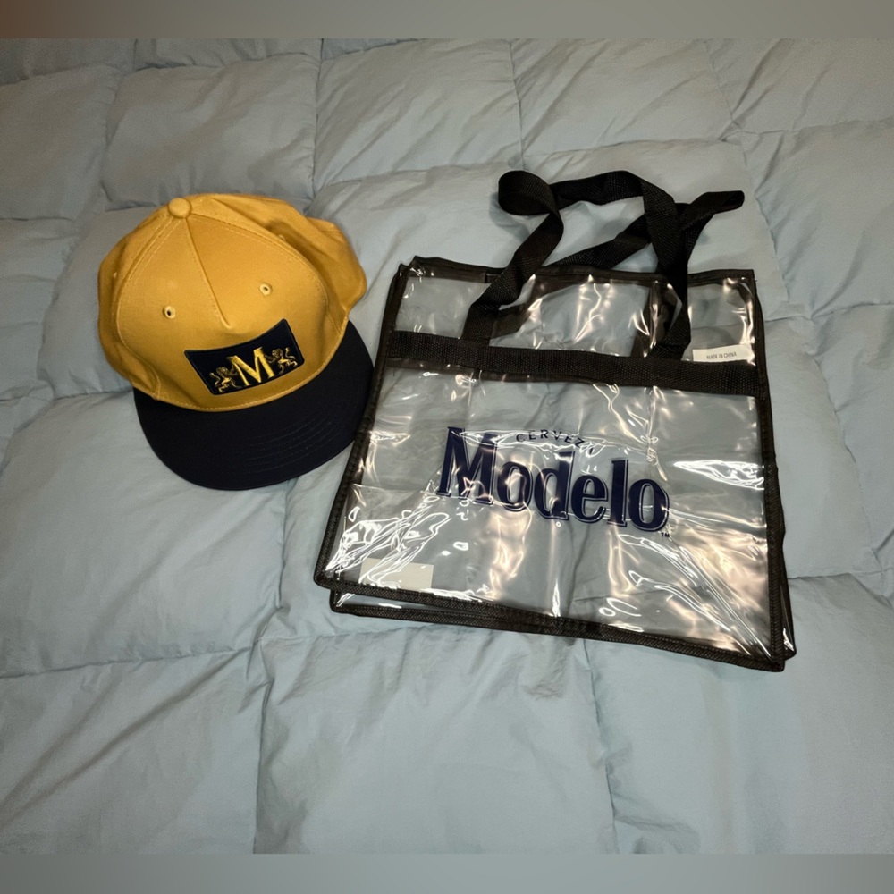 Modelo Beer Hat & Bag Bundle SnapBack